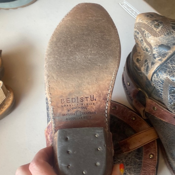 BED|STU Two-Tone Leather Boots - Picture 2 of 2